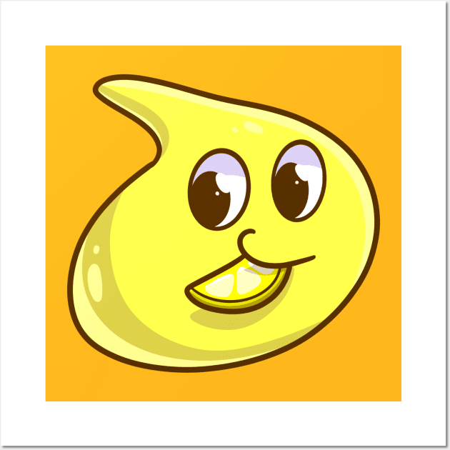 Lemon Slime Wall Art by ziodynes098